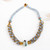 Recycled Glass Beaded Torsade Necklace from Ghana 'Eco Gleam'
