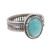 Oval Amazonite Cocktail Ring from Peru 'Oval of Power'