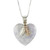 Natural Lavender Jade and Sterling Silver Heart Necklace 'Lavender Heart'