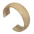 Hand Made Leather Cuff Bracelet 'Annula in Beige'