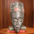 Authentic African Mask Ghana 'Akan King'