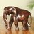 Elephant Sculpture Hand Carved from Ebony Wood 'African Bush Elephant'