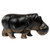 Hand Made Wood Hippopotamus Sculpture from Ghana 'Majestic Hippo'