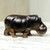 Hand Made Wood Hippopotamus Sculpture from Ghana 'Majestic Hippo'