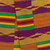 Handwoven Cotton Blend Kente Cloth Scarf 9 Inch Width 'Fathia Beauty'