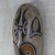 Hand-Carved Sese Wood Fang Beauty Hand-Painted African Mask 'Fang Beauty'