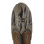 Hand-Carved Sese Wood Fang Beauty Hand-Painted African Mask 'Fang Beauty'