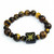 Tiger's Eye African Adinkra Unity Bracelet from Ghana 'One Destiny'