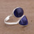 Sodalite ring 'Raindrops'