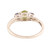 Peridot and Iolite Ring on Sterling Silver from India 'Blue Embrace'