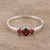 Garnet Ring India Birthstone Jewelry 'Passion's Glow'