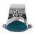 Hand Made Taxco Fine Silver Chrysocolla Cocktail Ring 'Taxco Mystique'