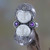 Artisan Crafted Sterling Silver and Amethyst Cocktail Ring 'Royal Romance'