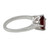 Garnet solitaire ring 'India Love'