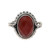 Carnelian Ring Artisan Crafted Sterling Silver Jewelry 'Sun Afire'