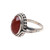 Carnelian Ring Artisan Crafted Sterling Silver Jewelry 'Sun Afire'