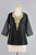 Dressy Black Beaded and Embroidered Cotton and Silk Tunic 'Midnight Princess'