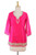 Elegant Bright Pink Tunic in a Cotton and Silk Blend 'Jaipuri Masala'