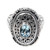 1.5 Carat Blue Topaz Cocktail Ring in Sterling Silver 'Island Blue'