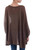Soft Knit Bohemian Style Brown Drape Sweater from Peru 'Desert Breeze'