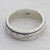 Artisan Crafted Sterling Silver Spinner Ring from India 'Spinning Vines'