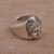 Sterling Silver Men's Buddha Band Ring from Bali 'Buddha's Influence'