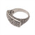 Sterling Silver Scrollwork Motif Cocktail Ring 'Ancient Signet'