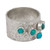 Sterling Silver and Turquoise Band Ring from Mexico 'Turquoise Dreams'