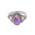 Handmade Amethyst Single-Stone Ring from Bali 'Princess Gem'