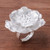 Handcrafted Sterling Silver Flower Cocktail Ring 'Nice Flower'