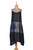 Blue and Taupe Women's Rayon Sundress 'Blue Fusion'