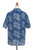 Men's Batik Linen and Cotton Blend Shirt from Java 'Village Huts'