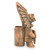 Collectible Zapotec Ceramic Statuette Museum Replica 'Zapotec Bat Deity Urn'