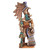 Aztec Eagle Warrior Ceramic Replica Sculpture from Mexico 'Aztec Caballero Aguila Warrior'