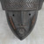 Artisan Crafted African Wood Mask 'Mighty Warrior'