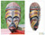 African Artisan Crafted Original Wood Wall Mask 'Good Morning'