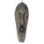 Hand-Carved Songye Man African Sese Wood Wall Mask 'Songye Man'