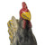 Multi-Color Wood Decorative Box with Rooster Sculpture Lid 'Watchful Rooster'