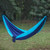 Portable Parachute Fabric Hammock Blue Turquoise Double 'Sea Dreams'