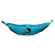 Grey Turquoise Portable Parachute Fabric Hammock Single 'Highland Dreams'