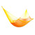 Nylon Rope Hammock in Daffodil and Tangerine Single Mexico 'Daffodil Dreams'