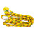 Nylon Rope Hammock in Daffodil and Tangerine Single Mexico 'Daffodil Dreams'