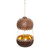 Handcrafted Coconut Shell Bird Feeder 'Kintamani House'