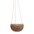 Hanging Coconut Shell Plant Pot 'In the Rough'