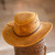 Golden Tan Men's Leather Hat 'Outback Ranger in Golden Tan'