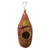 Hand Painted Gourd Birdhouse from Peru 'Blossoms on Blush'