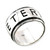 Men's sterling silver ring 'Eternal'