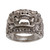 Men's sterling silver band ring 'Barong Hero'