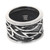 Unisex Indonesian Sterling Silver Band Ring 'Jakarta Warrior'