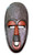 African Wood Wall Mask 'Detector of Evil'